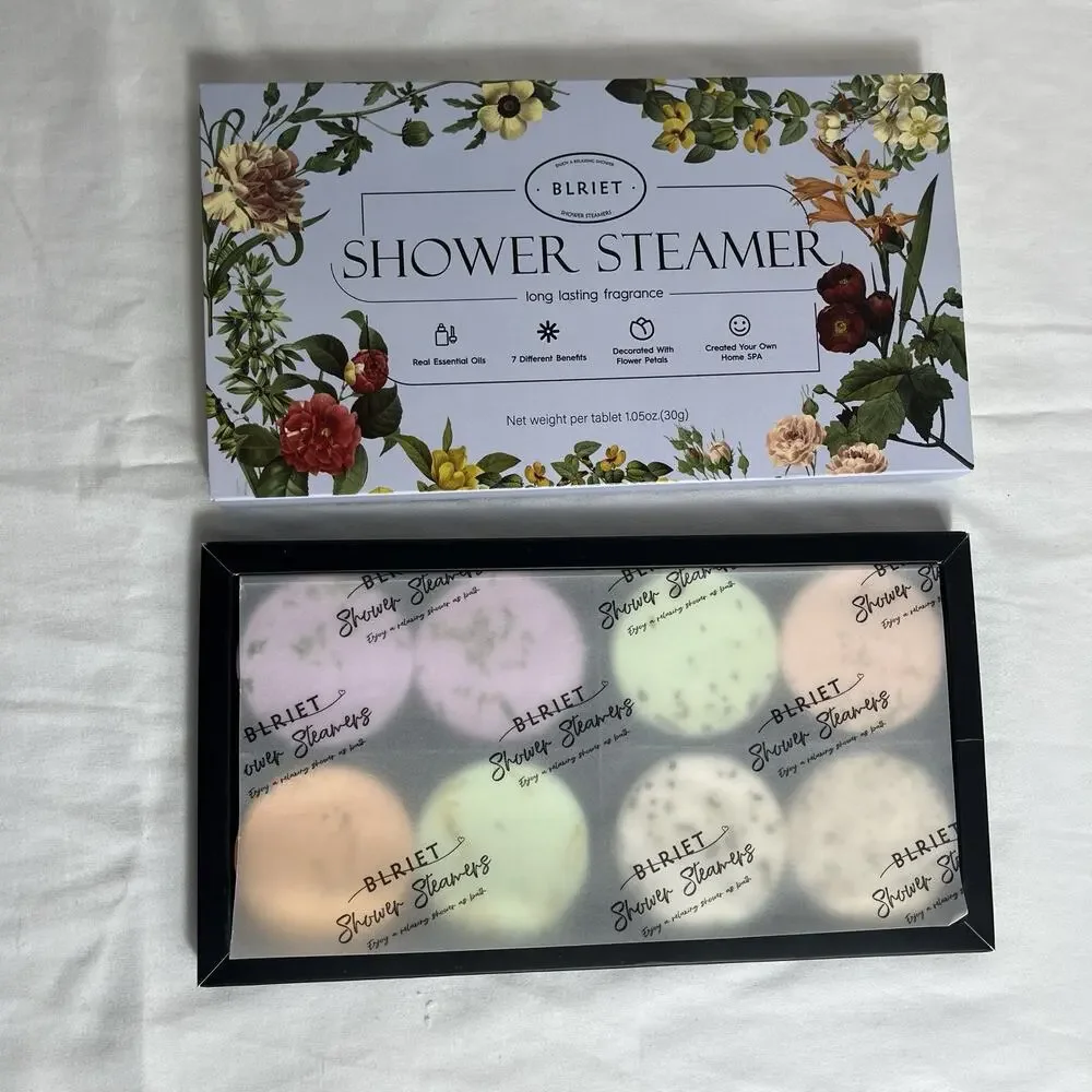 BLRIET 8 Pack Shower Steamers Aromatherapy, Gifts for Women, Mother Day Gift